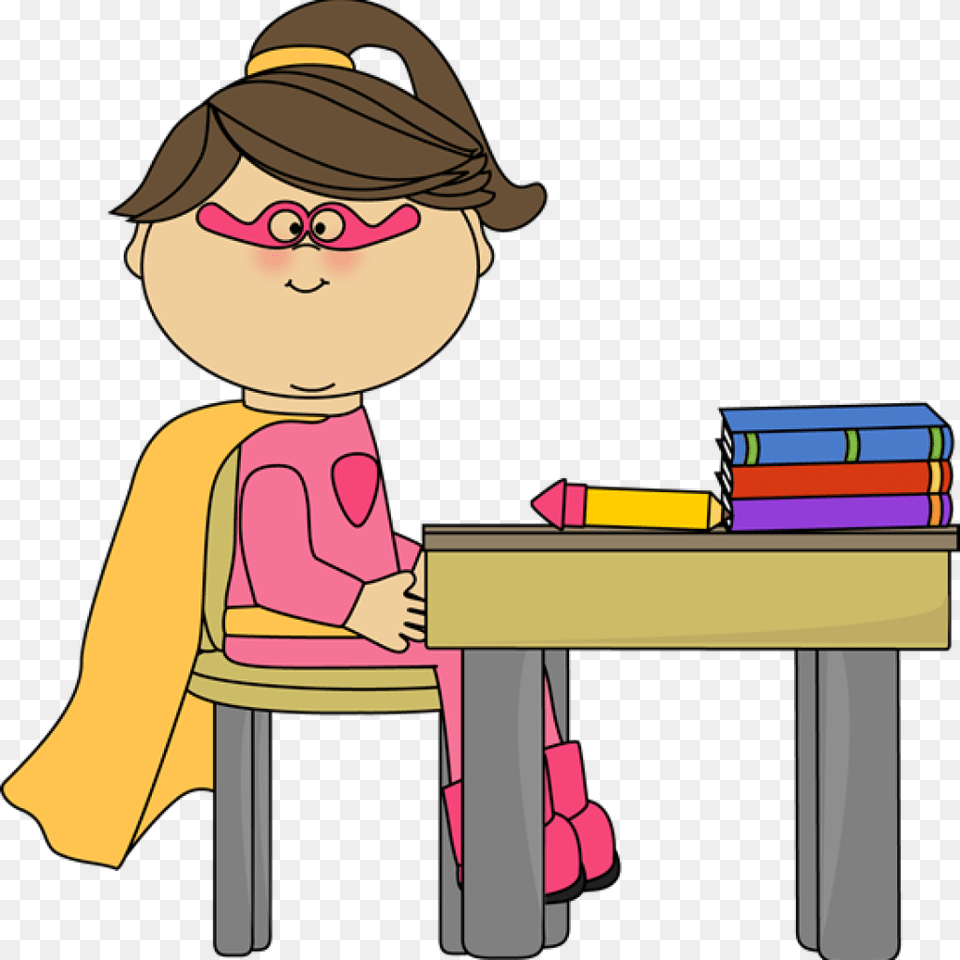 Girl Superhero, Reading, Person, Baby, Book Png