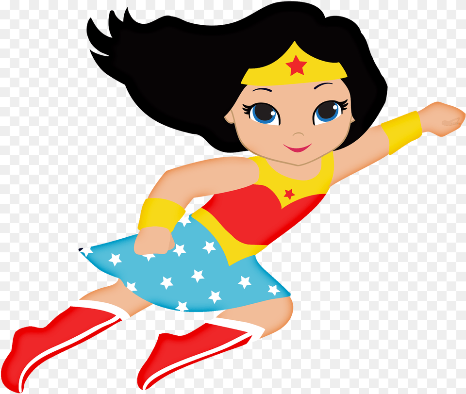Girl Superheroes Clipart, Baby, Person, Face, Head Png Image