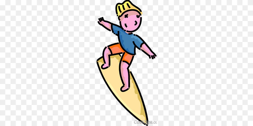Girl Surfing Royalty Vector Clip Art Illustration, Water, Sport, Leisure Activities, Nature Free Transparent Png