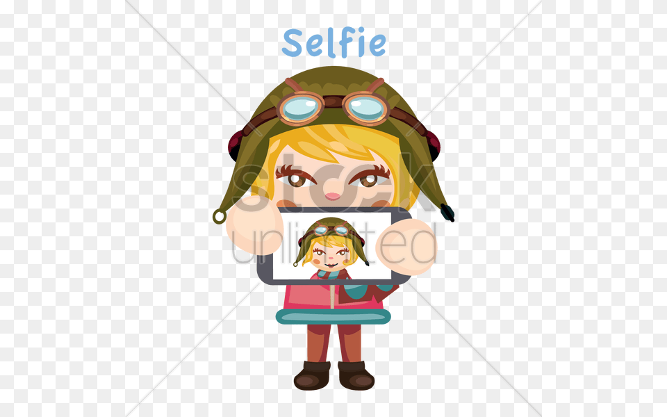 Girl Taking A Selfie Vector Book, Comics, Photography, Publication Png Image