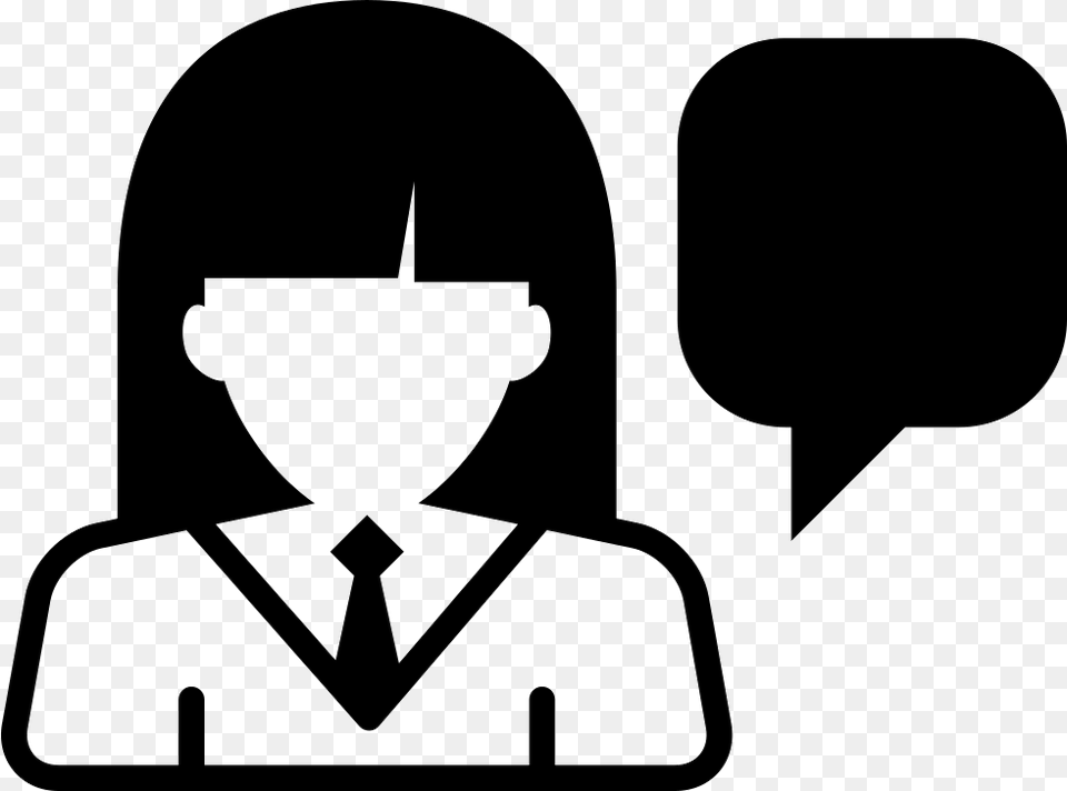 Girl Talking, People, Person, Stencil, Device Png