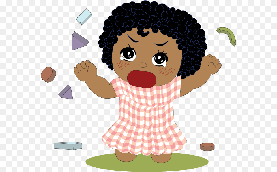 Girl Tantrum Clipart, Baby, Person, Face, Head Free Png Download
