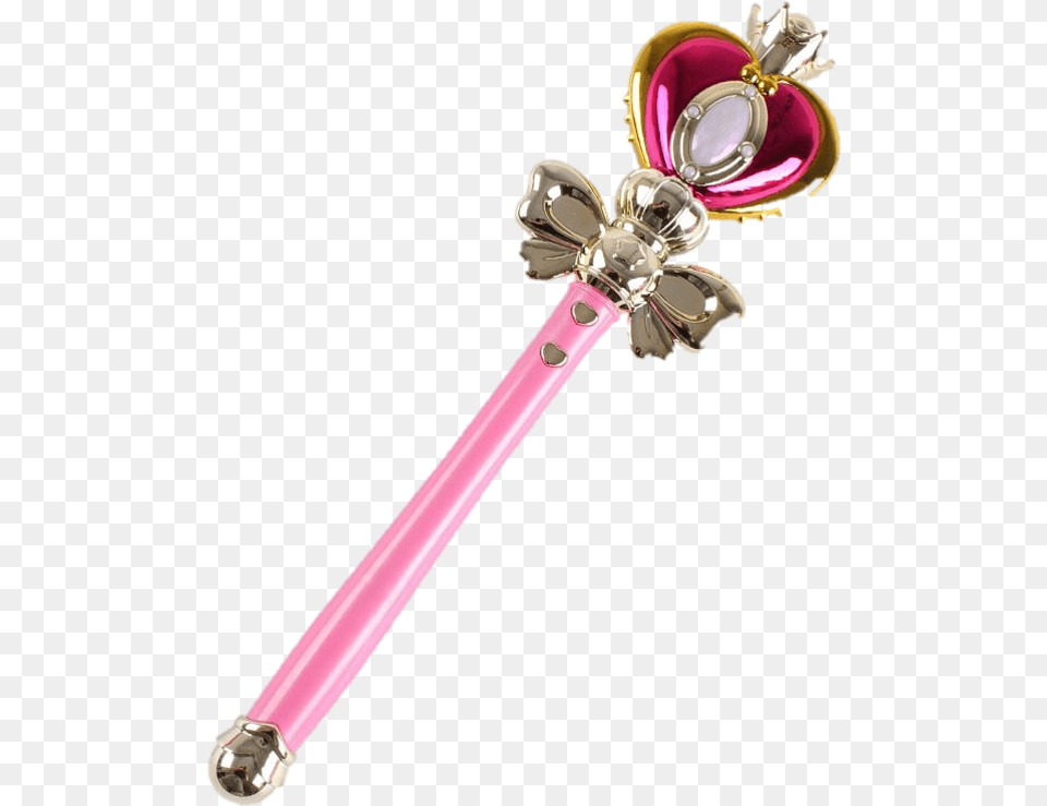 Girl Toys Anime Cosplay Sailor Moon Wand Henshin Rod Sailor Moon Wand, Cutlery, Spoon, Blade, Dagger Free Png Download