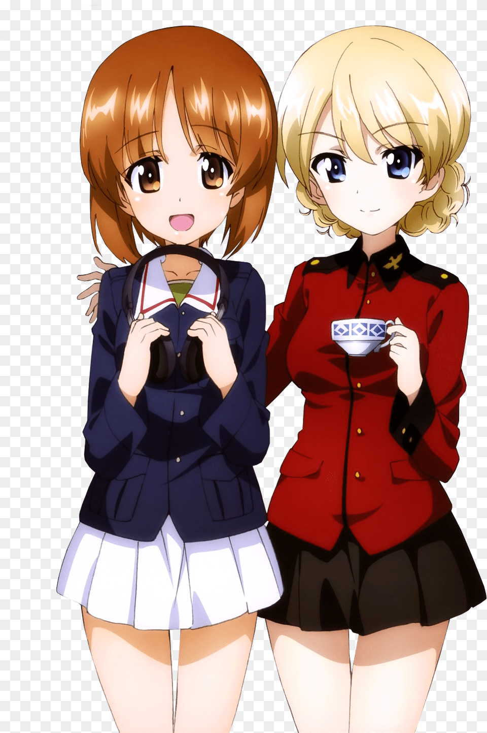 Girl Und Panzer England, Book, Comics, Publication, Skirt Png Image