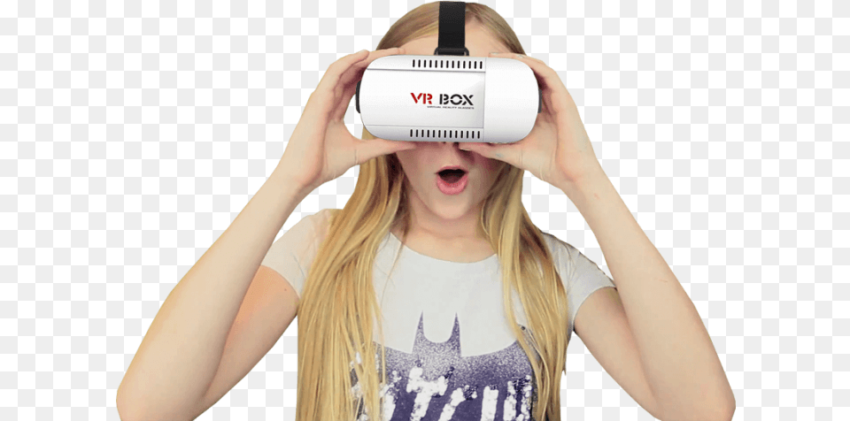 Girl Virtual Reality, Face, Head, Person, Vr Headset Png Image