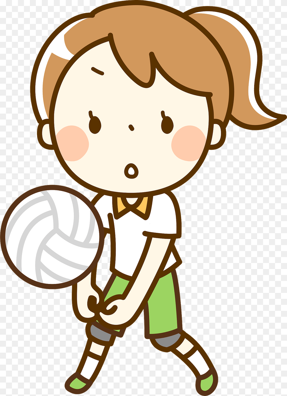 Girl Volleyball Player Clipart, People, Person, Dynamite, Weapon Free Transparent Png