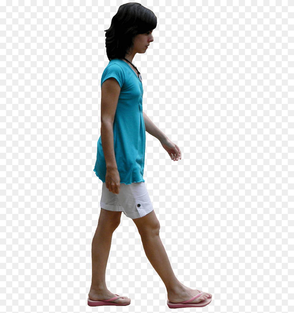 Girl Walking, Shorts, Clothing, Adult, Person Free Transparent Png
