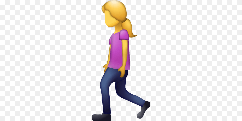 Girl Walking Emoji, Clothing, Pants, Person Png Image