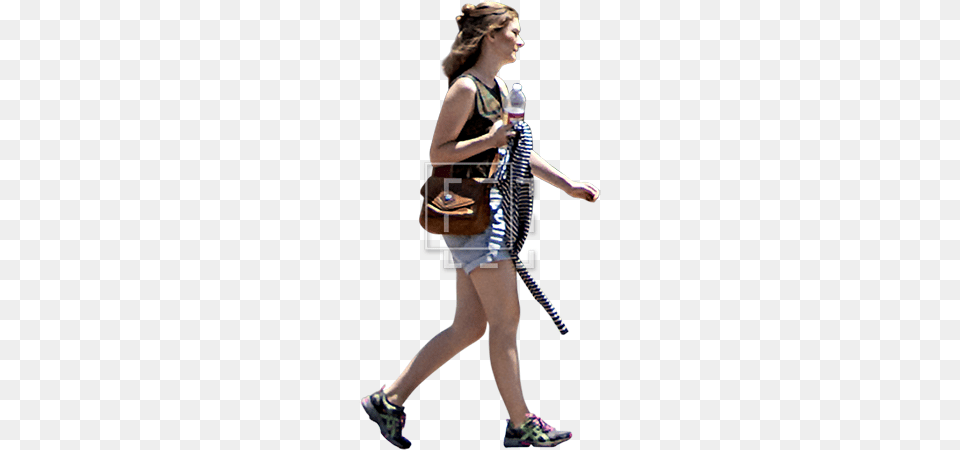 Girl Walking With Water Bottle, Shorts, Clothing, Footwear, Shoe Png