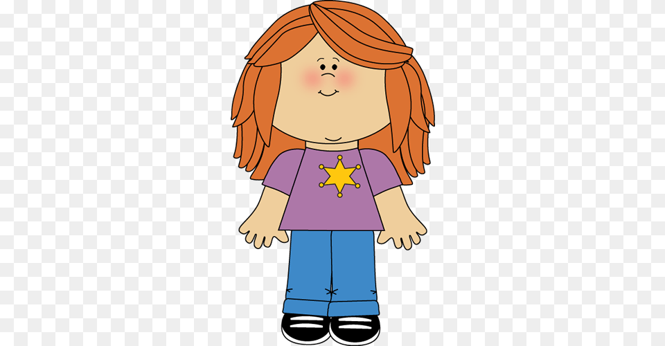Girl Wearing A Sheriff Badge Teacher Stuff Sheriff, Baby, Person, Face, Head Free Png