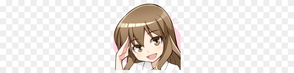 Girl Who Loves Anime Chibi San Line Stickers Line Store, Book, Comics, Publication, Baby Free Png Download