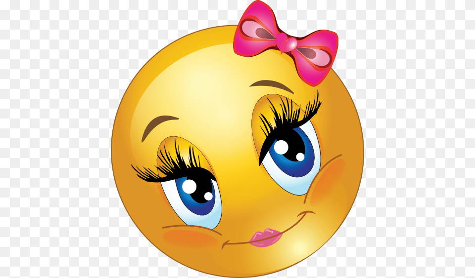 Girl Winking Smiley Face Clipart, Egg, Food, Sweets Free Png