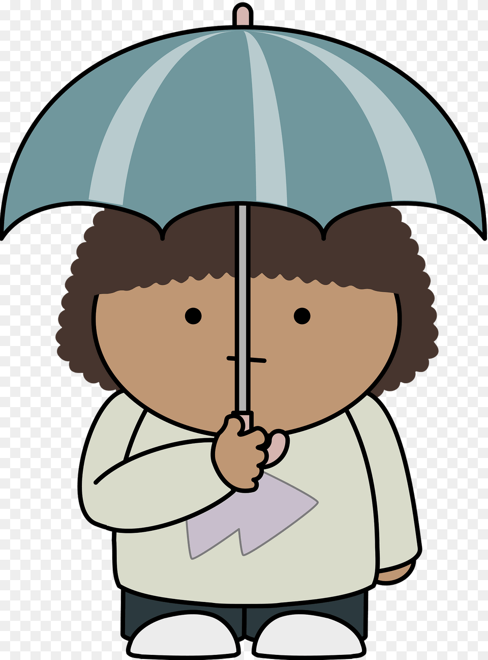 Girl With An Umbrella Clipart, Canopy, Nature, Outdoors, Snow Free Png Download