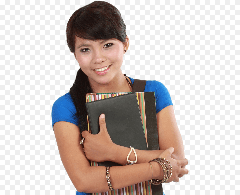 Girl With Books Hd, Accessories, Person, Body Part, Bracelet Free Png