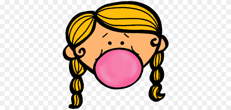 Girl With Bubble Girl Blowing Bubble Gum Clipart, Baby, Person, Face, Head Free Transparent Png