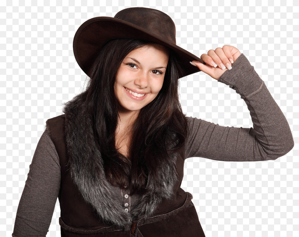 Girl With Cap Image, Adult, Clothing, Female, Hat Free Transparent Png