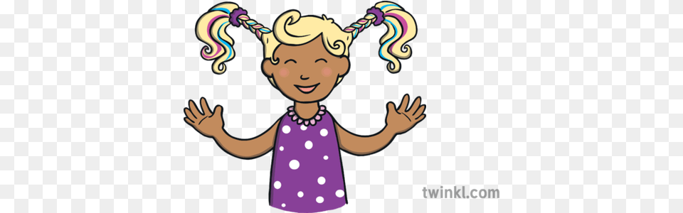 Girl With Crazy Hair Illustration Crazy Hair Girl Clip Art, Pattern, Person, Child, Female Free Transparent Png