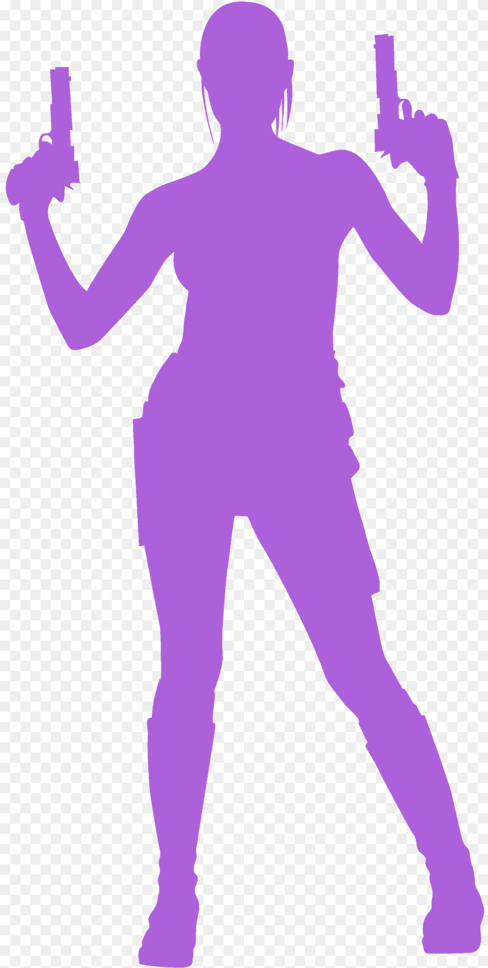 Girl With Gun Silhouette, Adult, Back, Body Part, Male Free Transparent Png