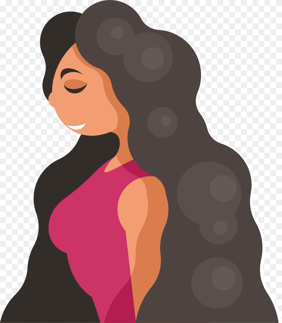 Girl With Long Hair Clipart, Person, Portrait, Face, Photography Free Png Download