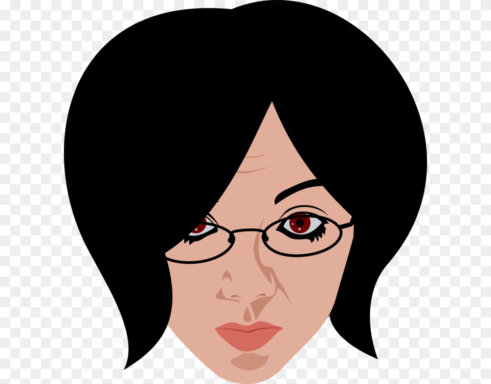 Girl With Spectacles Clipart, Portrait, Photography, Face, Person Free Png