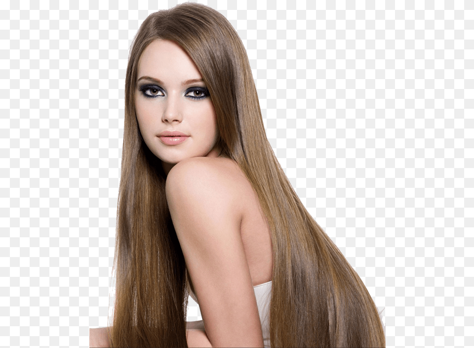 Girl With Straight Long Hair Full Size Seekpng Girl With Straight Long Hair, Head, Portrait, Face, Photography Free Png Download