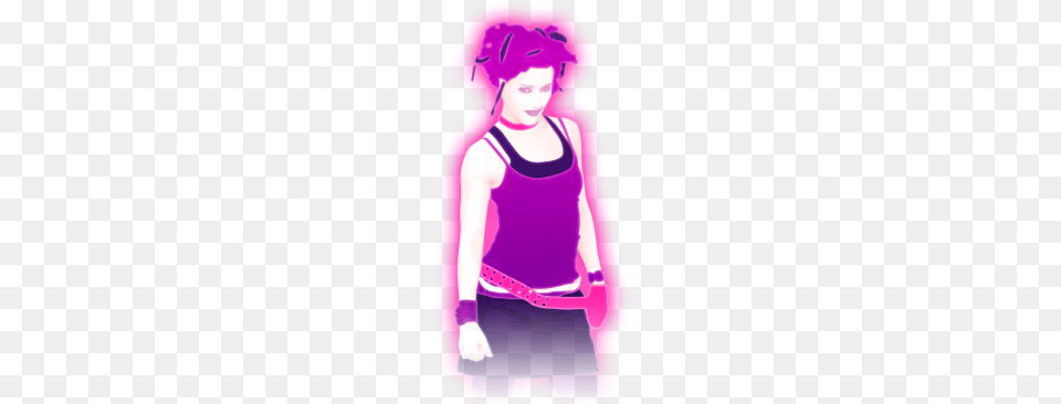 Girlfriend Coach 12x Just Dance 2 Coach, Purple, Person, Face, Head Png Image