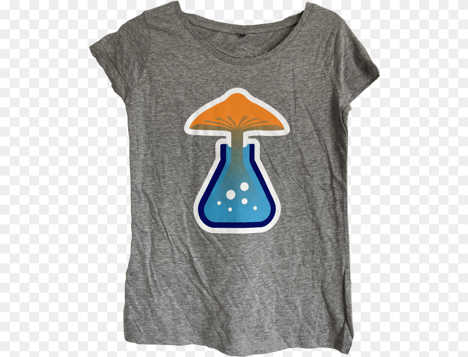 Girlie Shirt Magic Mushroom Logo Mushroom, Clothing, T-shirt, Person, Tank Top Free Transparent Png