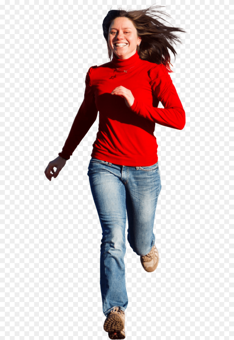 Girlrunningtowards Il Vangelo Del Giorno Letture Commenti Spirituali, Leisure Activities, Jeans, Long Sleeve, Hand Free Png Download