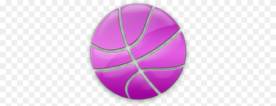 Girls Basketball Clipart Black And White Library Pink Basketball Background, Purple, Sphere, Ball, Football Png Image