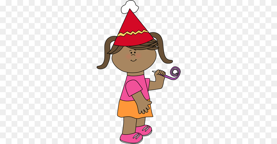 Girls Birthday Party Clipart, Clothing, Hat, Baby, Person Png Image