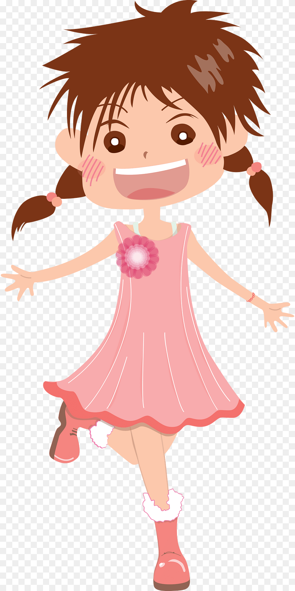 Girls Clipart, Book, Comics, Publication, Person Free Png