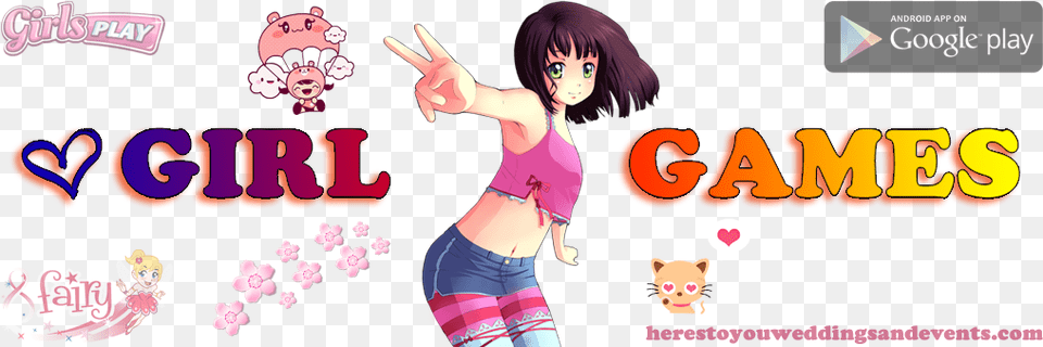 Girls Games Cute And Lovely Flash Games Girls Game Logo, Publication, Book, Comics, Adult Free Png