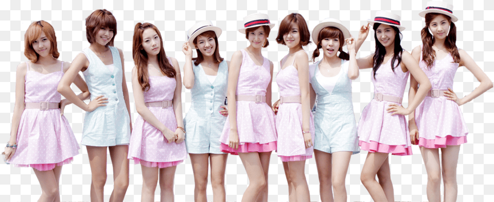 Girls Generation Group Of Beautiful Girls, Formal Wear, Evening Dress, Dress, Clothing Png Image