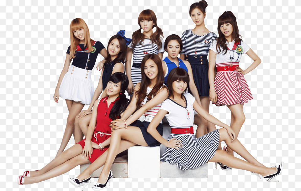 Girls Generation Posing Girls Generation Members Hd, Clothing, Dress, Skirt, Person Free Png