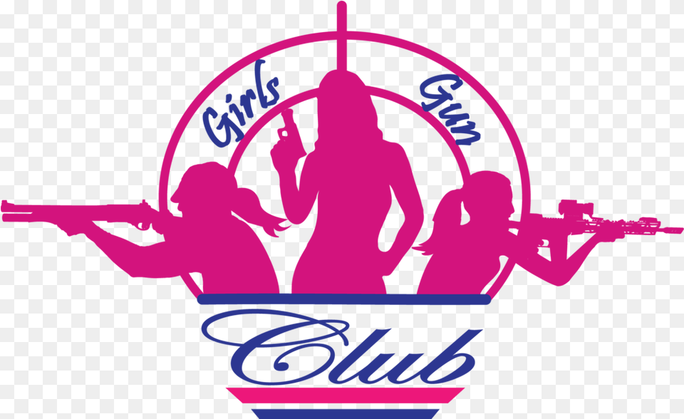 Girls Gun Club Graphic Design, Light, Purple, Baby, Person Free Transparent Png