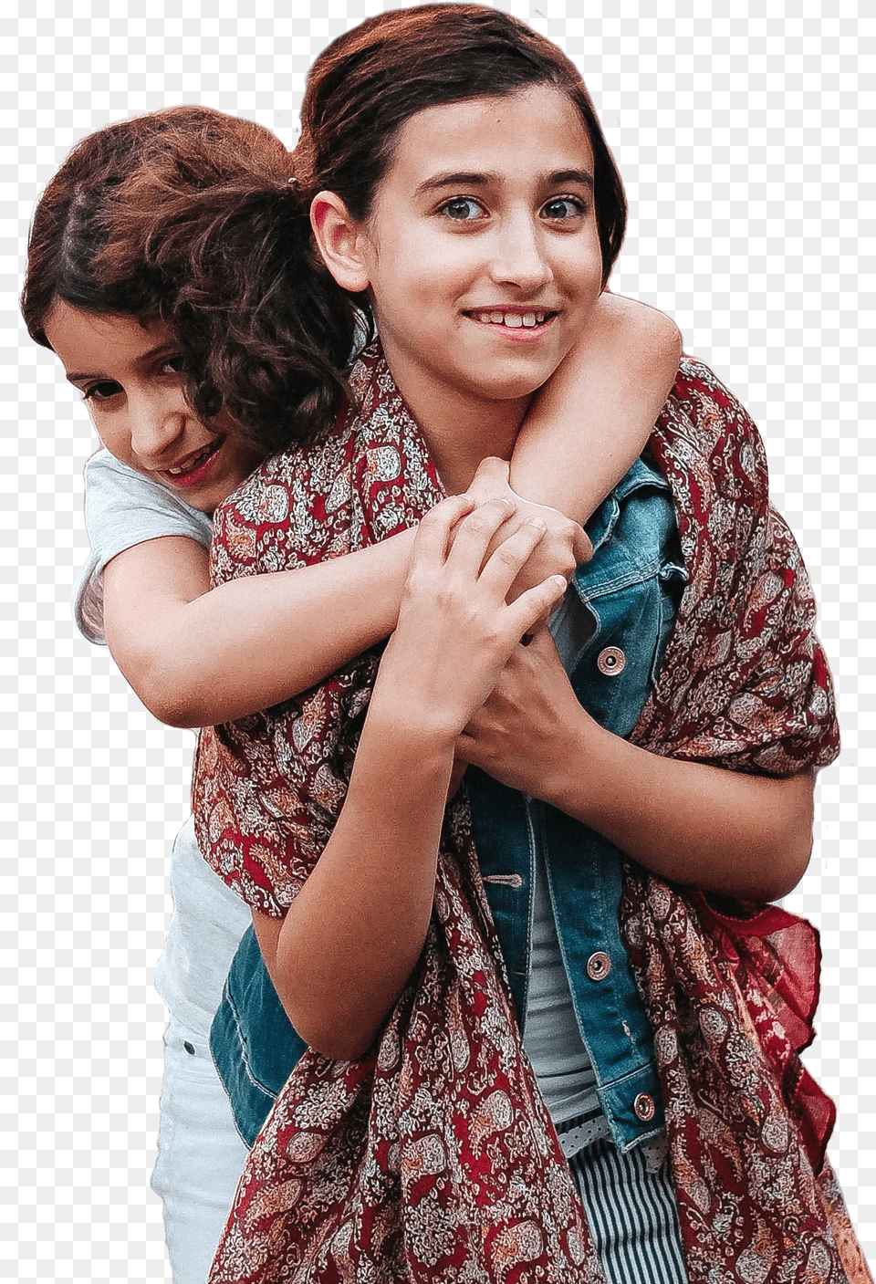 Girls Hug Png Image