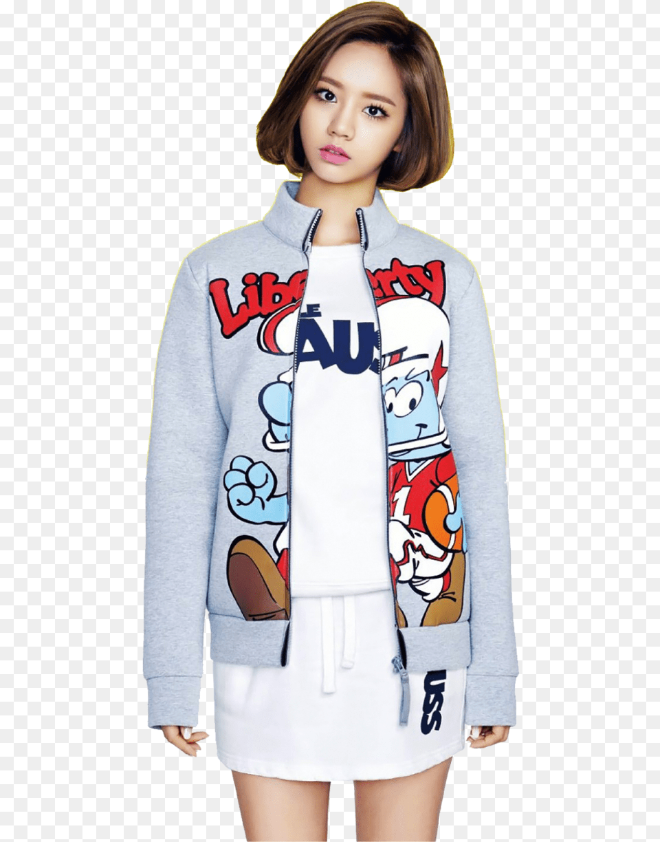 Girls Image V Hyeri Short Hair, Clothing, Sweatshirt, Sweater, Knitwear Free Transparent Png