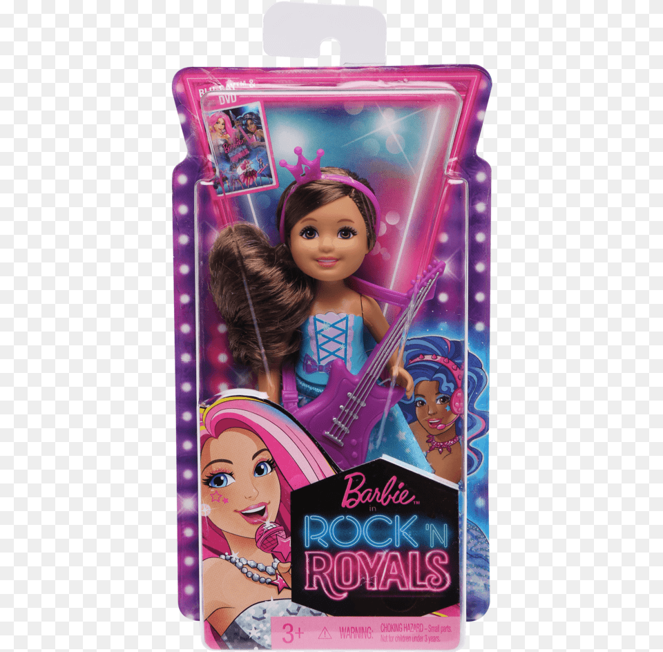 Girls In Rock N Royals Princess Chelsea Doll With Barbie, Figurine, Toy, Person, Girl Png Image