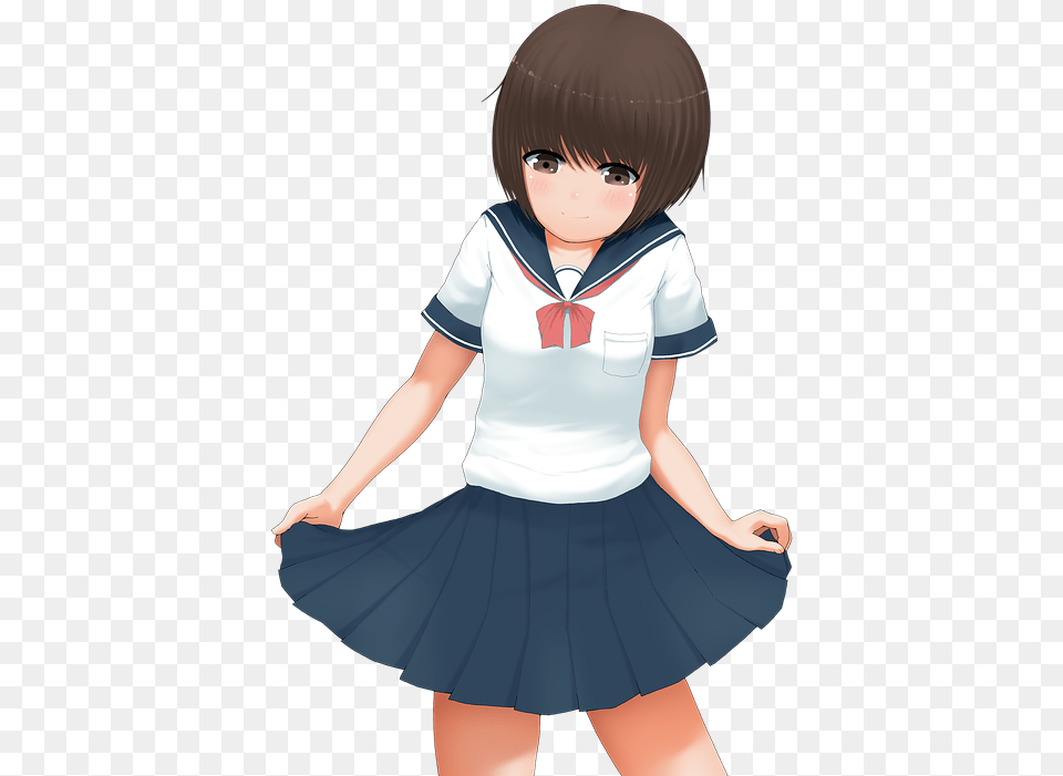Girls In Uniform Clipart, Skirt, Clothing, Person, Publication Free Transparent Png