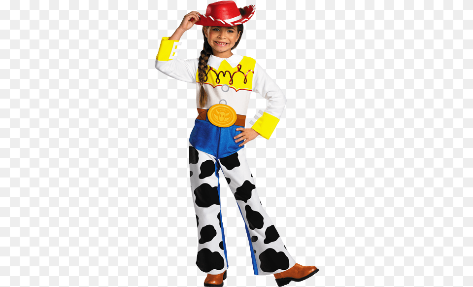 Girls Jessie Costume Jessie Toy Story Costume Kids, Clothing, Hat, Person, Accessories Free Png