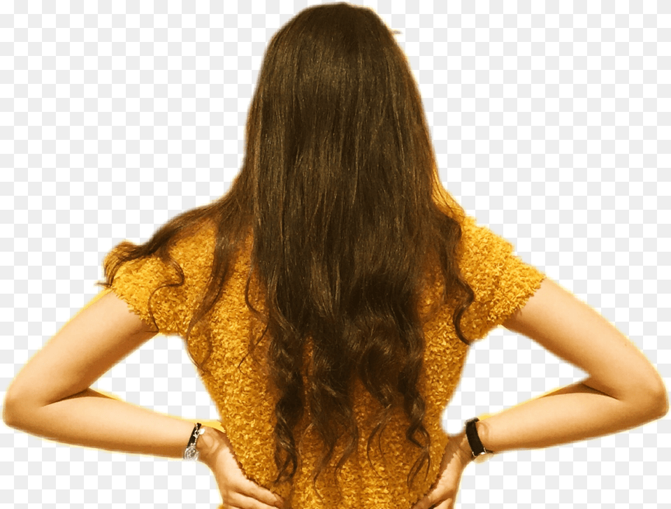 Girls Longhair Hair Back Backwards Standing Girl, Blouse, Body Part, Clothing, Person Png
