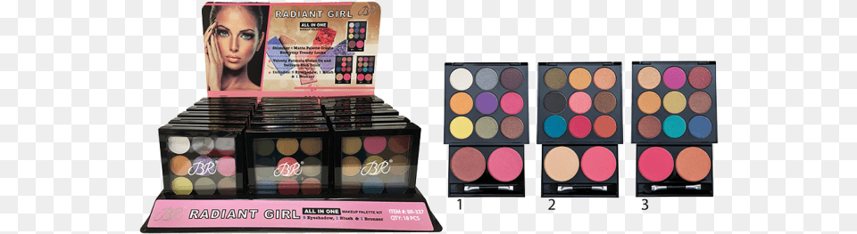 Girls Makeup Box, Paint Container, Palette, Adult, Female Png Image