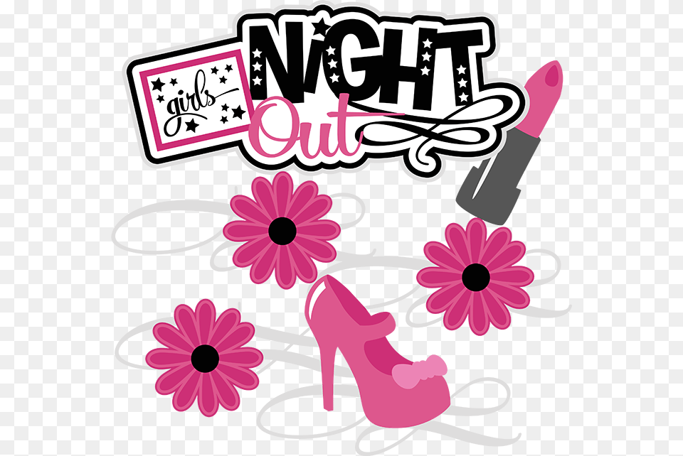 Girls Night Out Scrapbook Collection Girls Night Scrapbook, Flower, Plant, Petal, Art Free Png Download