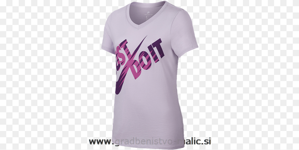 Girls Nike Zig Zag Jdi V Neck Ss T Shirt List Of Nike Clothing, T-shirt Free Transparent Png
