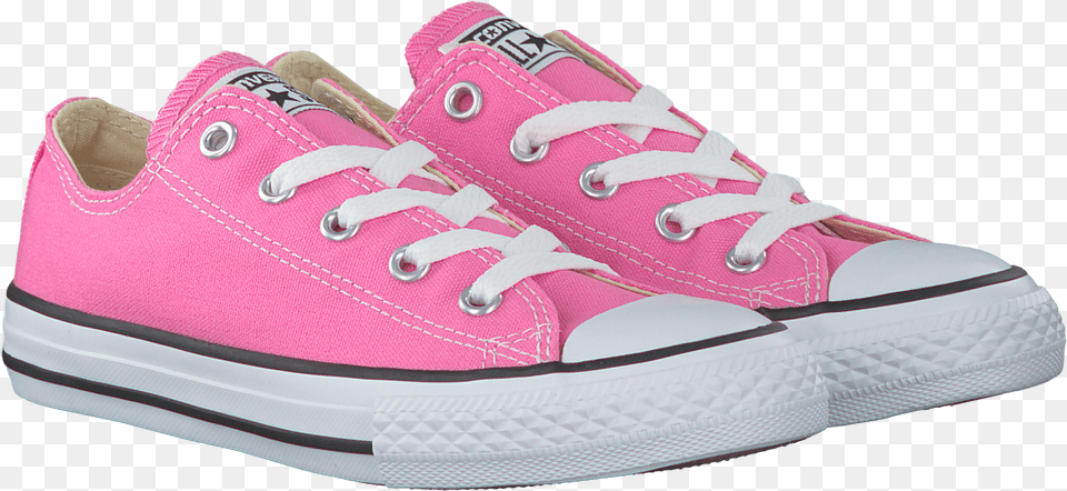 Girls Pink Converse Sneakers Chuck Taylor All Star Converse, Clothing, Footwear, Shoe, Sneaker Free Transparent Png