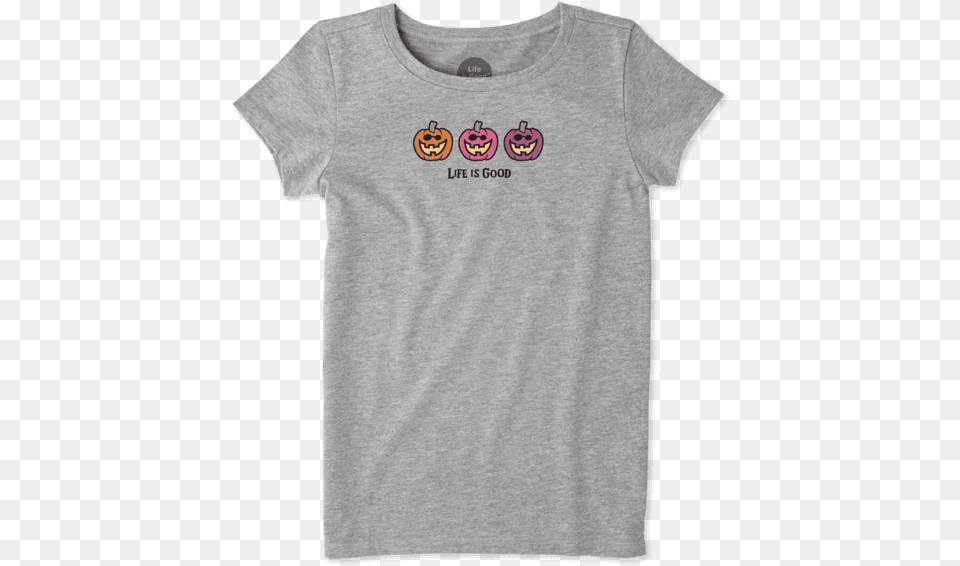 Girls Pumpkin Trio Crusher Tee Active Shirt, Clothing, T-shirt Free Png Download