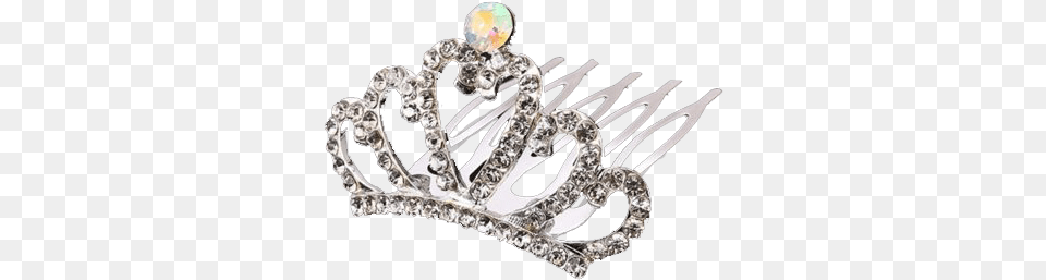 Girls Rhinestone Crown Hairpin Tiara, Accessories, Jewelry, Locket, Pendant Free Png