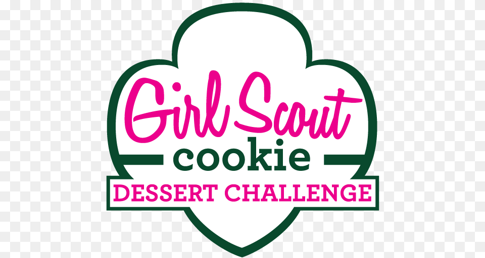 Girls Scout Cookie Dessert Challenge, Logo, Sticker Png