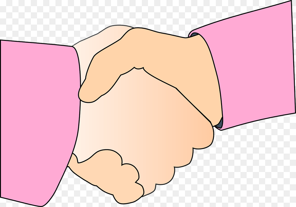 Girls Shaking Hands Clipart, Body Part, Hand, Person, Baby Free Png Download