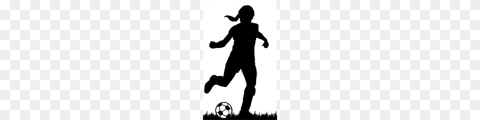 Girls Soccer Silhouette Transparent Images With Cliparts, Male, Boy, Child, Person Free Png